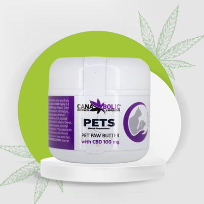 Canabolic CBD Pet Paw Butter - CBD 100MG  For all Pets & Animals