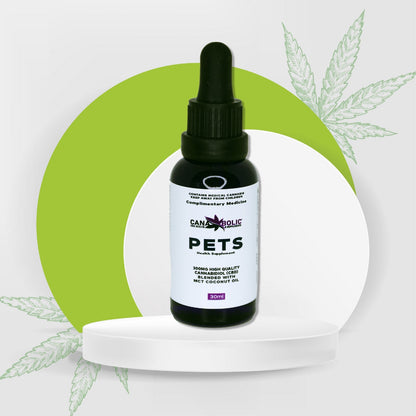 Canabolic PETS CBD Oil 300MG Cannabidiol CBD 30ml - Blended with Coconut oil