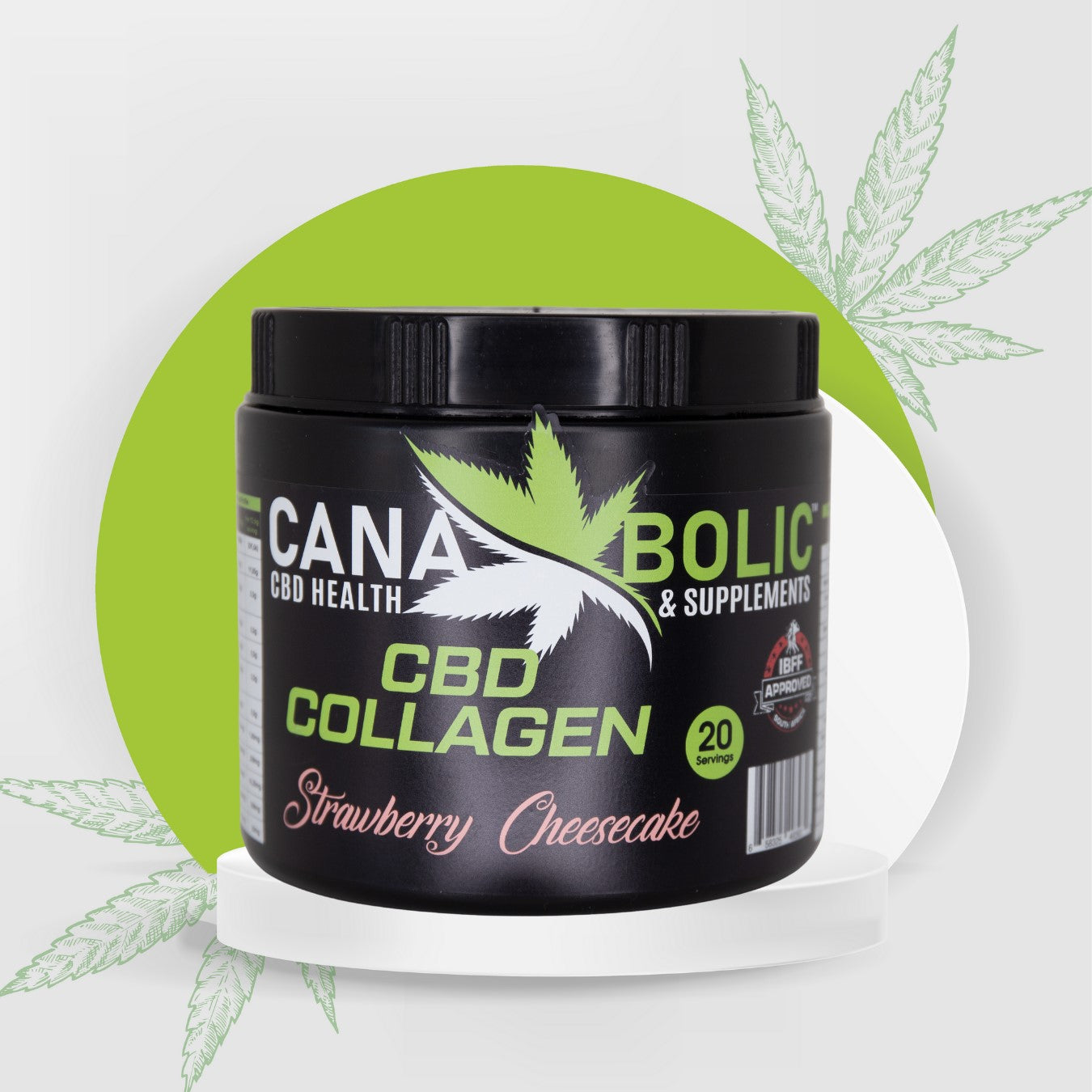 Canabolic CBD Collagen - Strawberry Cheesecake 20 Servings